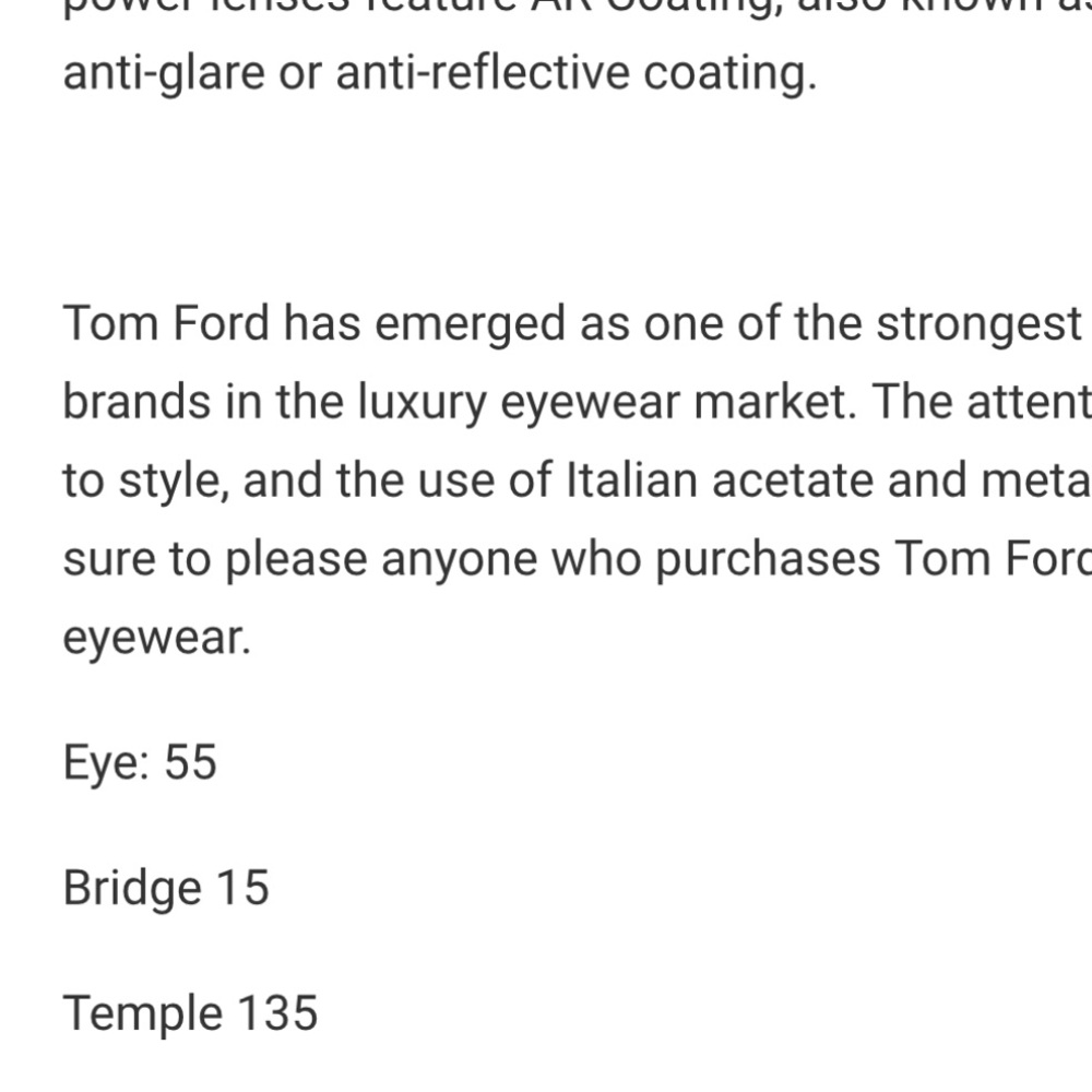 Tom Ford Women's Violet Gradient Cat-Eye Glasses with Gold Accents. BlueLight! - Picture 7 of 7